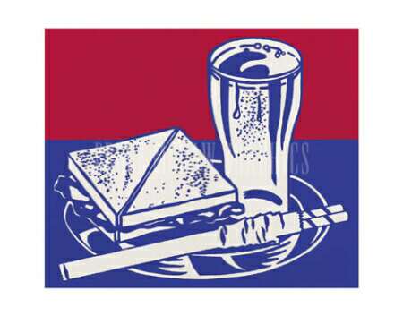 Sandwich And Soda - (2804538) — Roy Lichtenstein