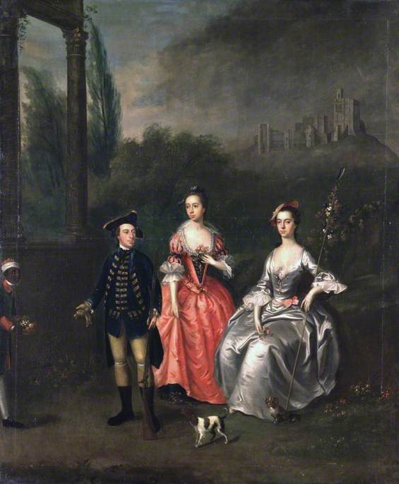 Captain Robert Fenwick (1716–1802), His Wife Isabella Orde (d.1789), And Her Sister Ann — Thomas Bardwell