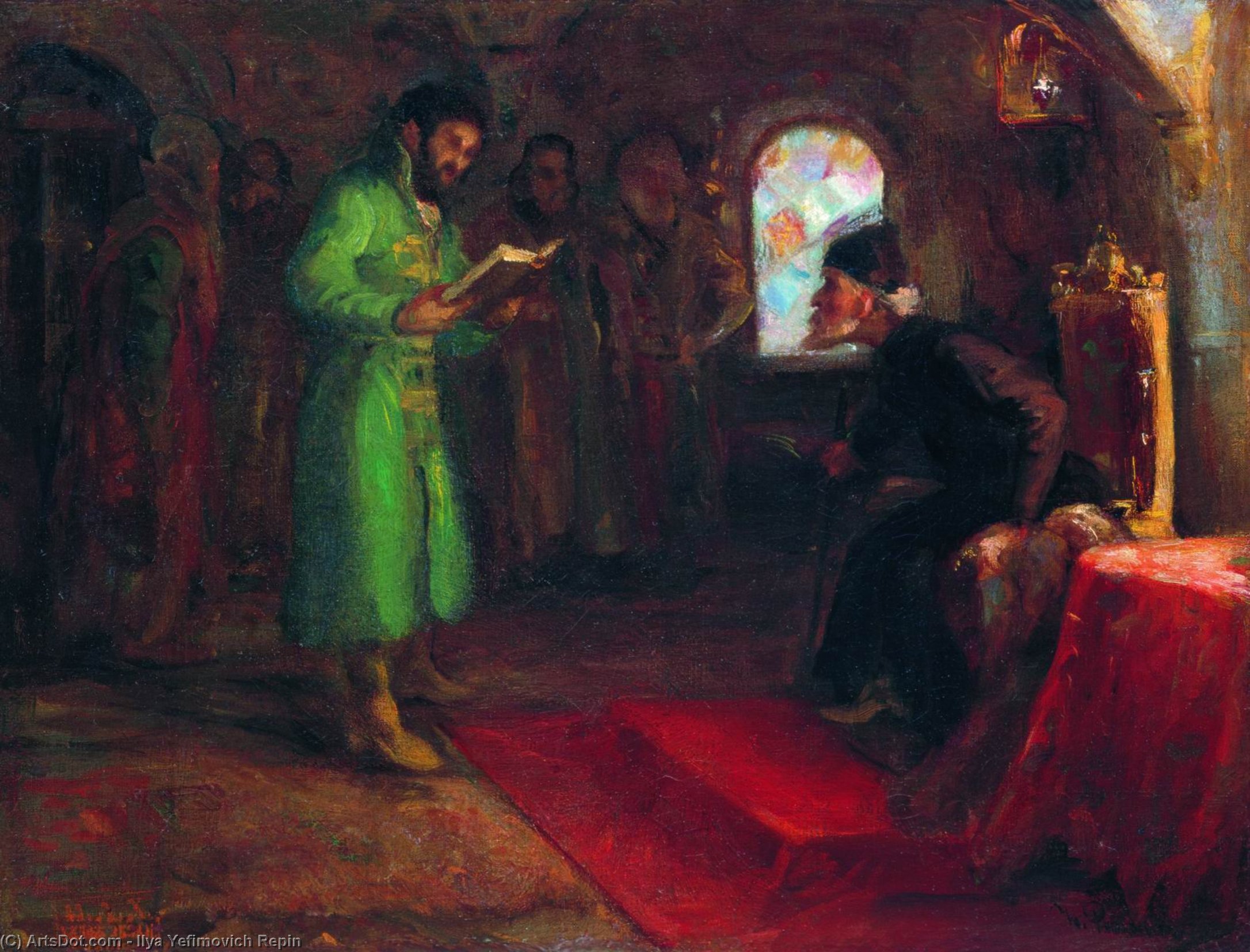 Boris Godunov With Ivan The Terrible — Иља Репин