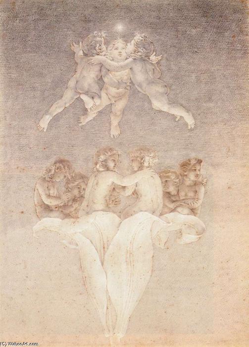 Genii On A Lily — Philipp Otto Runge