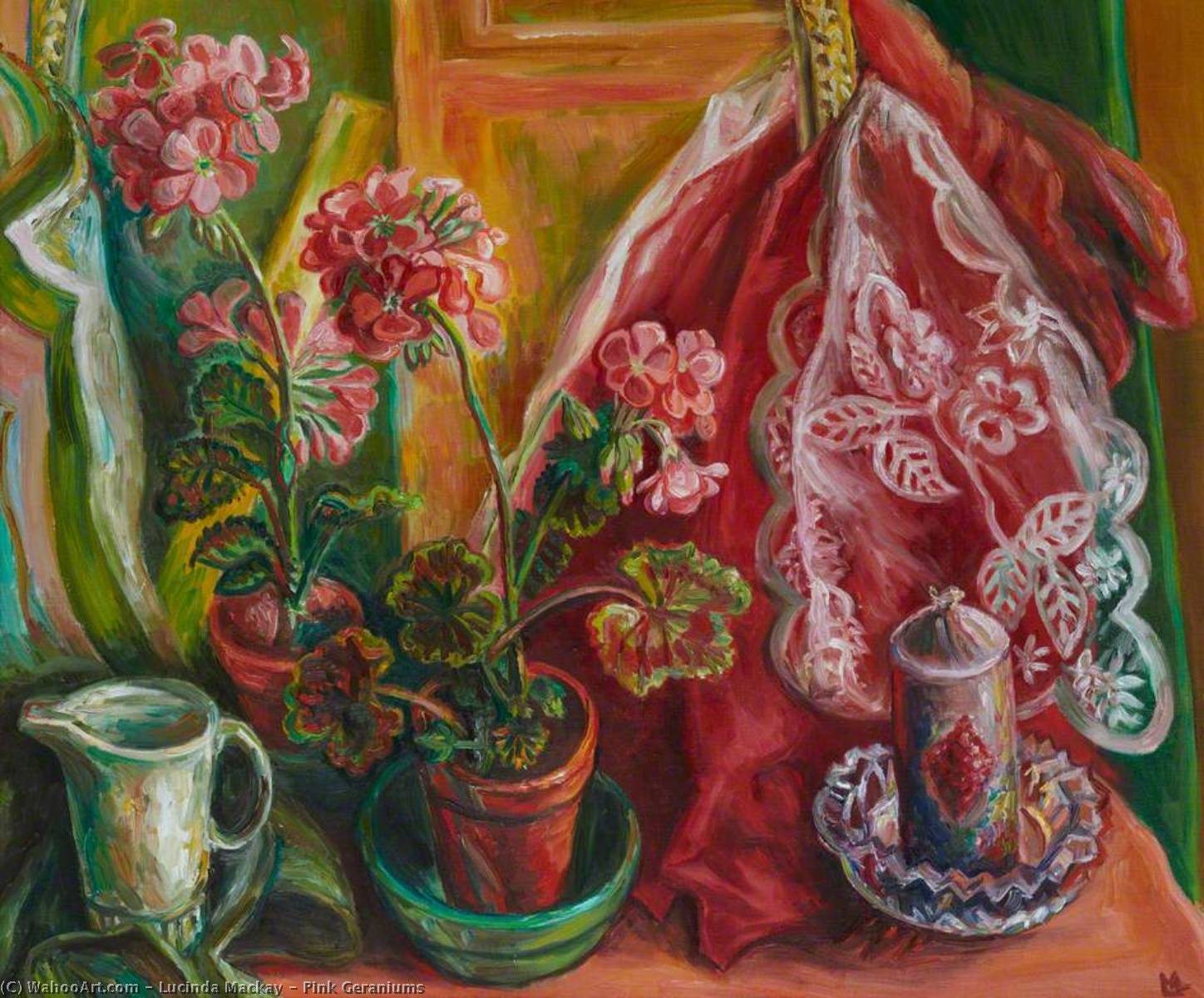 Pink Geraniums — Lucinda Mackay