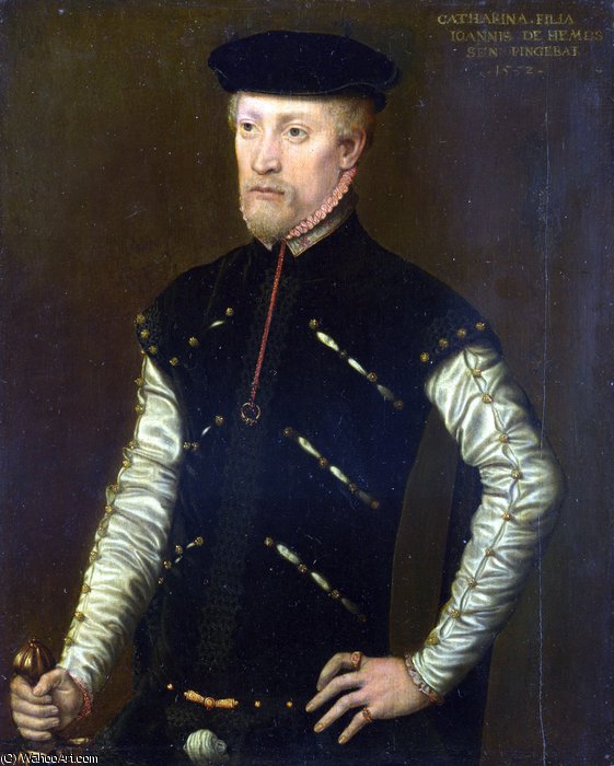 Portrait Of A Man — Catharina Van Hemessen