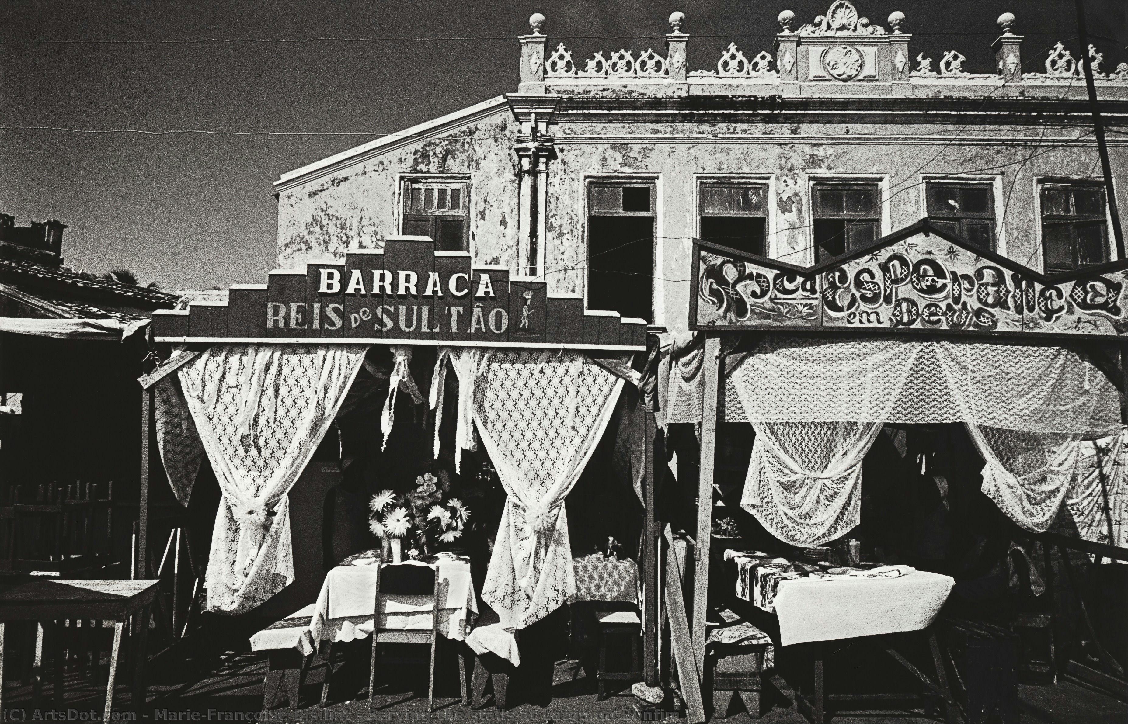 Serving The Stalls At Largo Do Bonfim — Marie-françoise Bisiliat
