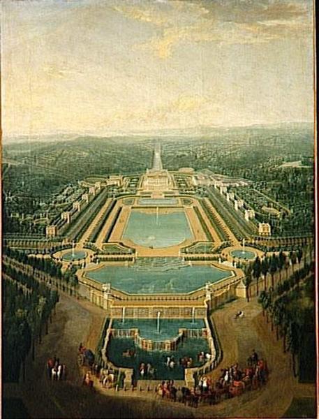 Vue Generale Du Chateau Et Des Jardins De Marly Vers 1724 — Martin Pierre Denis (martin Le Jeune)