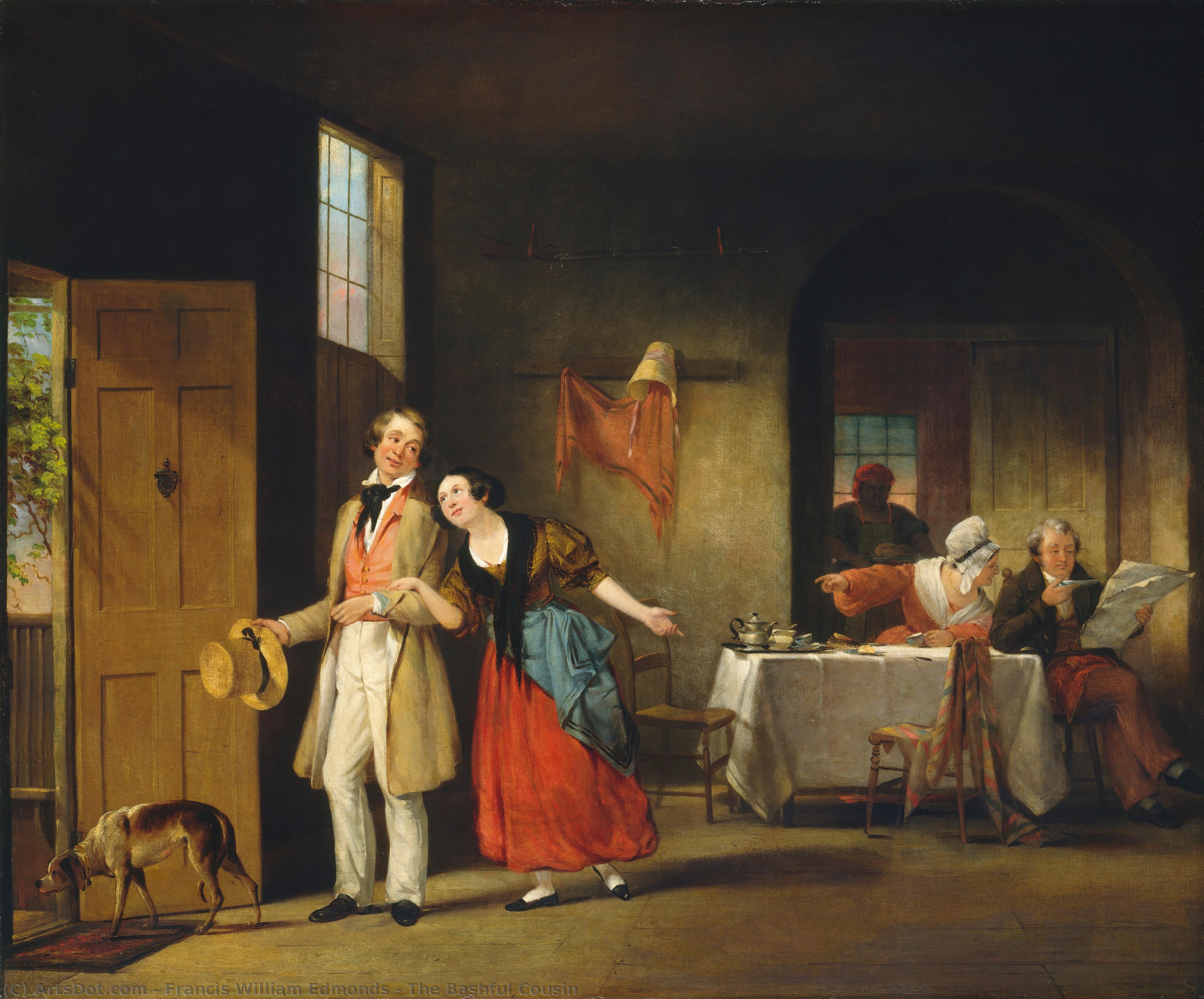 The Bashful Cousin — Francis William Edmonds