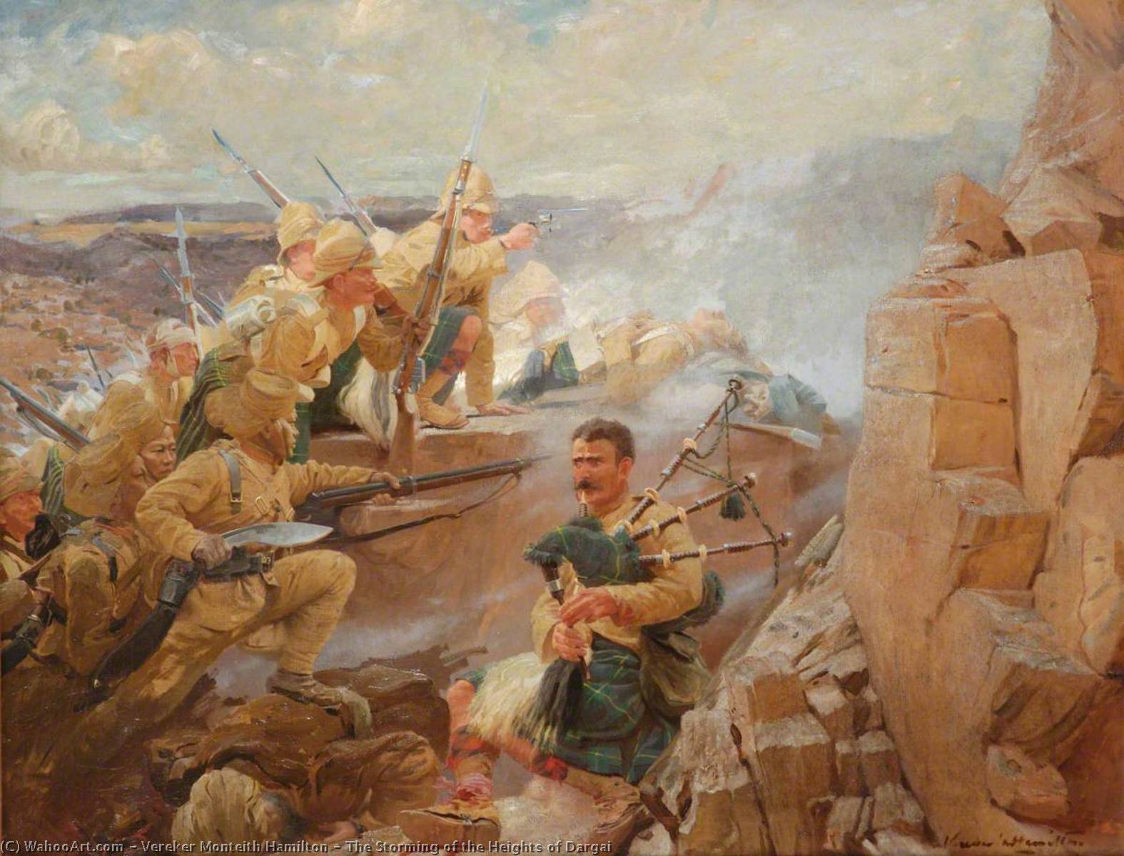The Storming Of The Heights Of Dargai — Vereker Monteith Hamilton