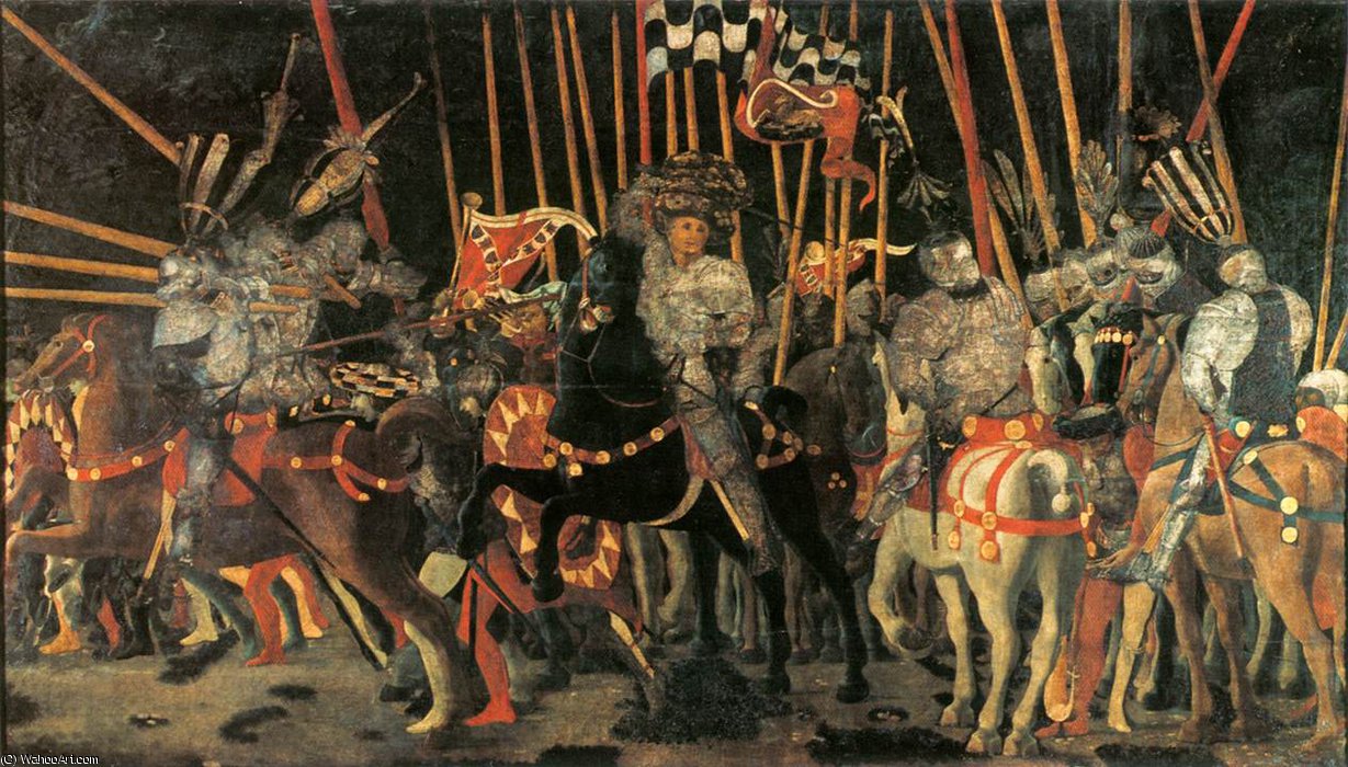 Battle Of San Romano - Micheletto Da Cotignola — Paolo Uccello