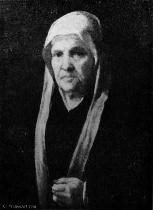 Portrait Of An Old Woman With A Rosary. — Pietro Bellotti