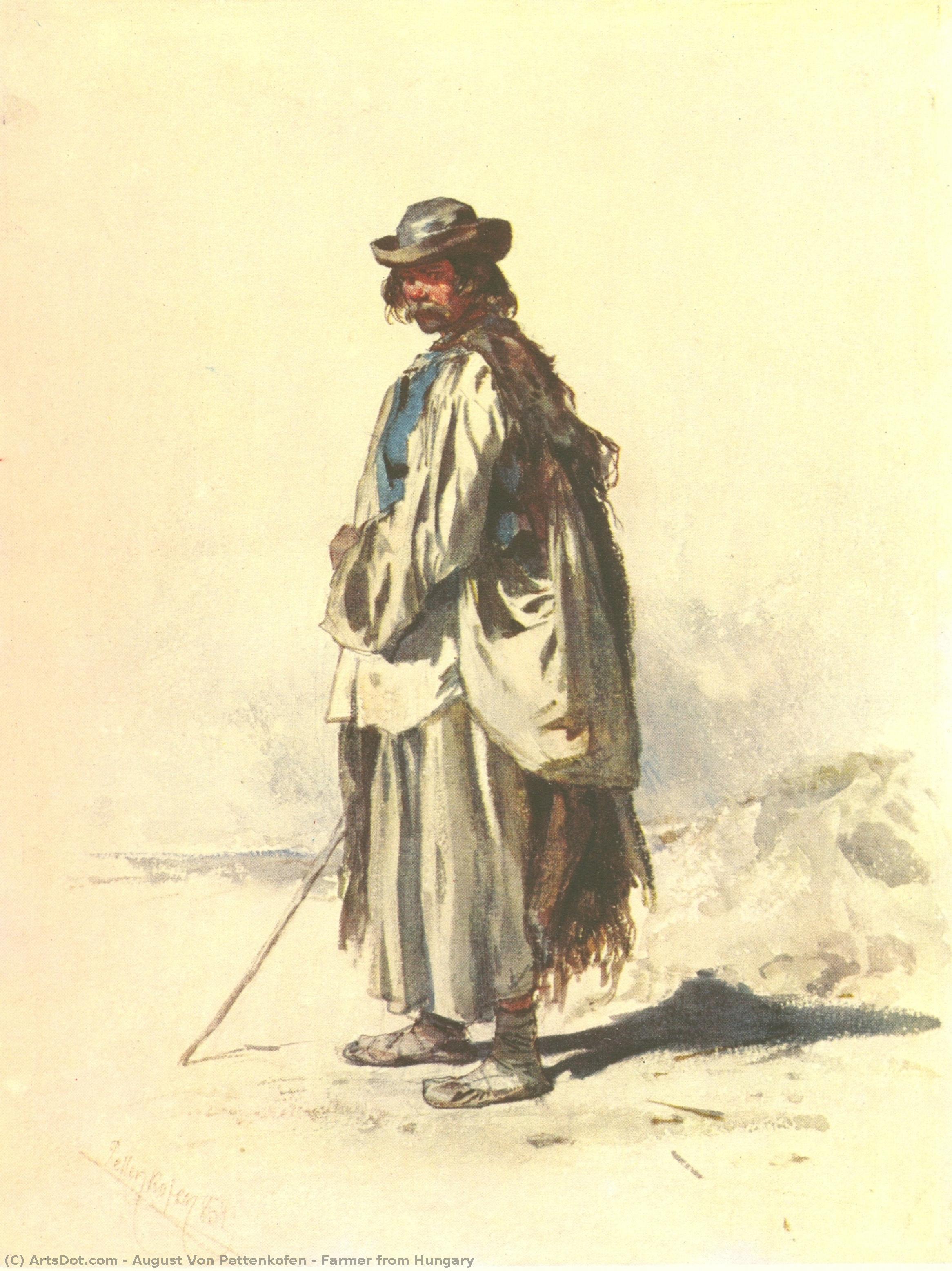 Farmer From Hungary — August Von Pettenkofen