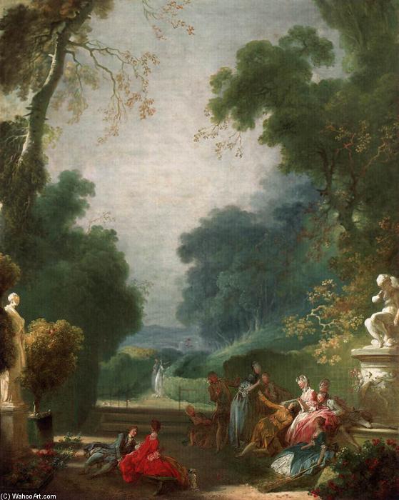 A Game Of Hot Cockles — Jean-honoré Fragonard