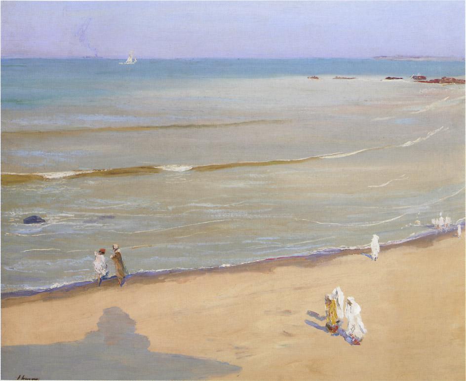 Morning After The Storm On The Beach At Tangier — Sir John Lavery
