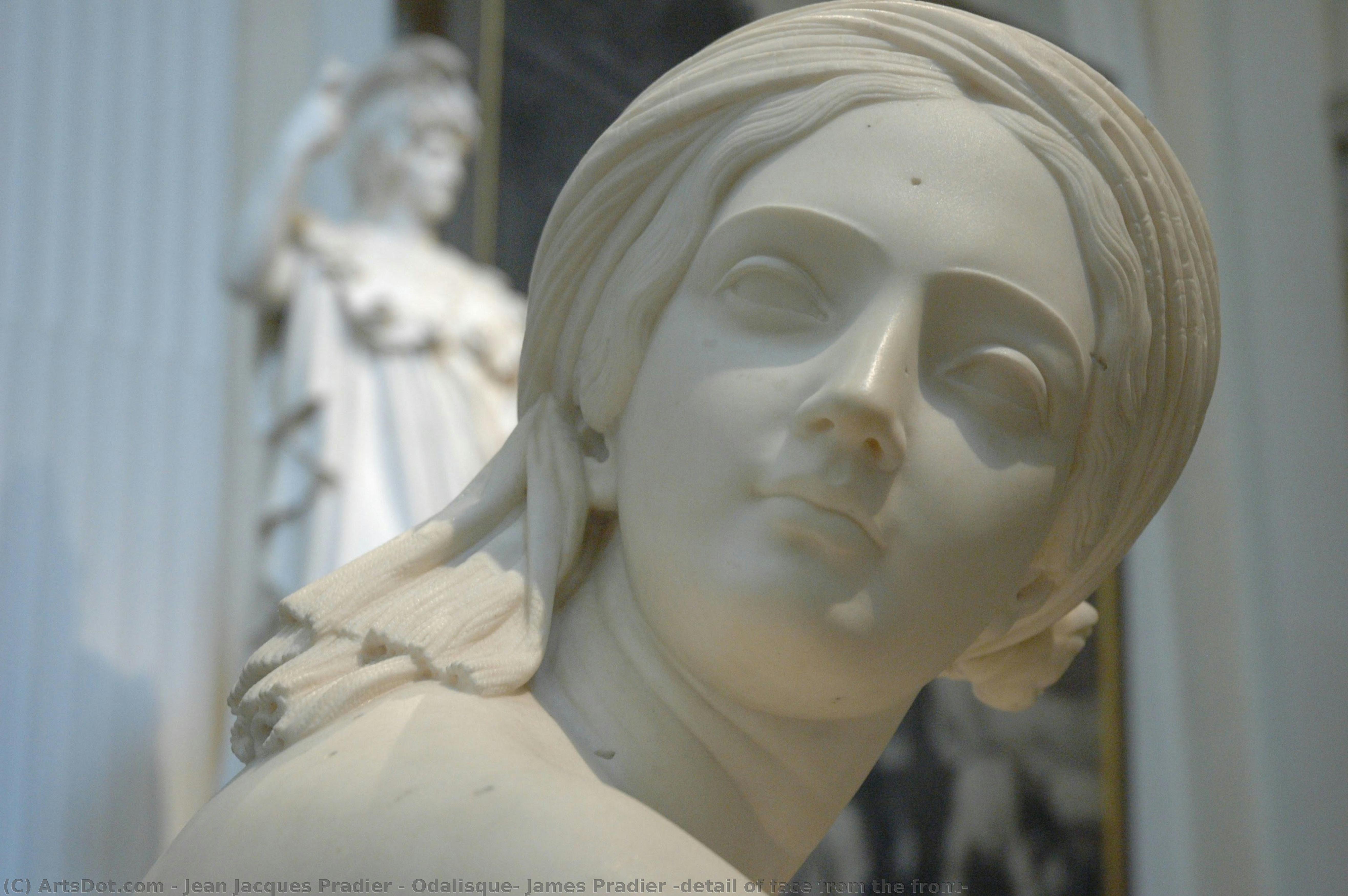 Odalisque, James Pradier (detail Of Face From The Front) — Jean-jacques Pradier