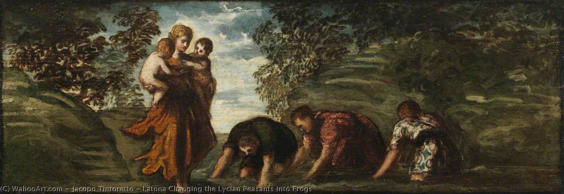 Latona Changing The Lycian Peasants Into Frogs — Jacopo Tintoretto