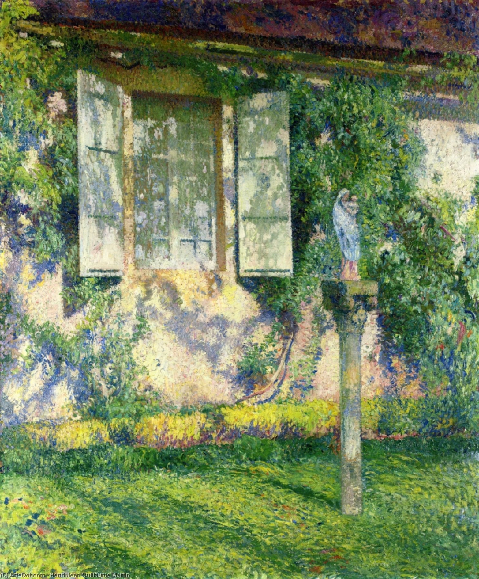 The Facade Of Marquayrol — Henri Jean Guillaume Martin