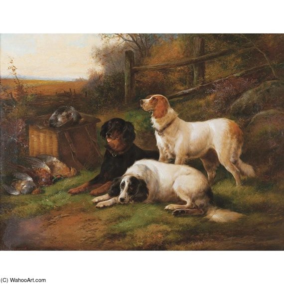 Setters After The Hunt — John Morris