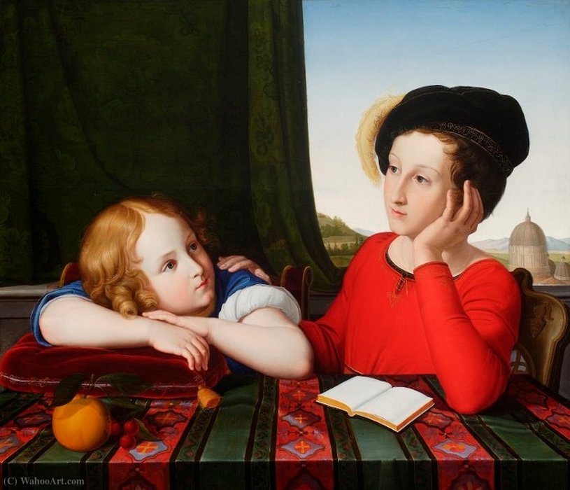 Portrait Of Wieńczysław And Konstanty Potocki In Childhood. — Wilhelm Von Schadow