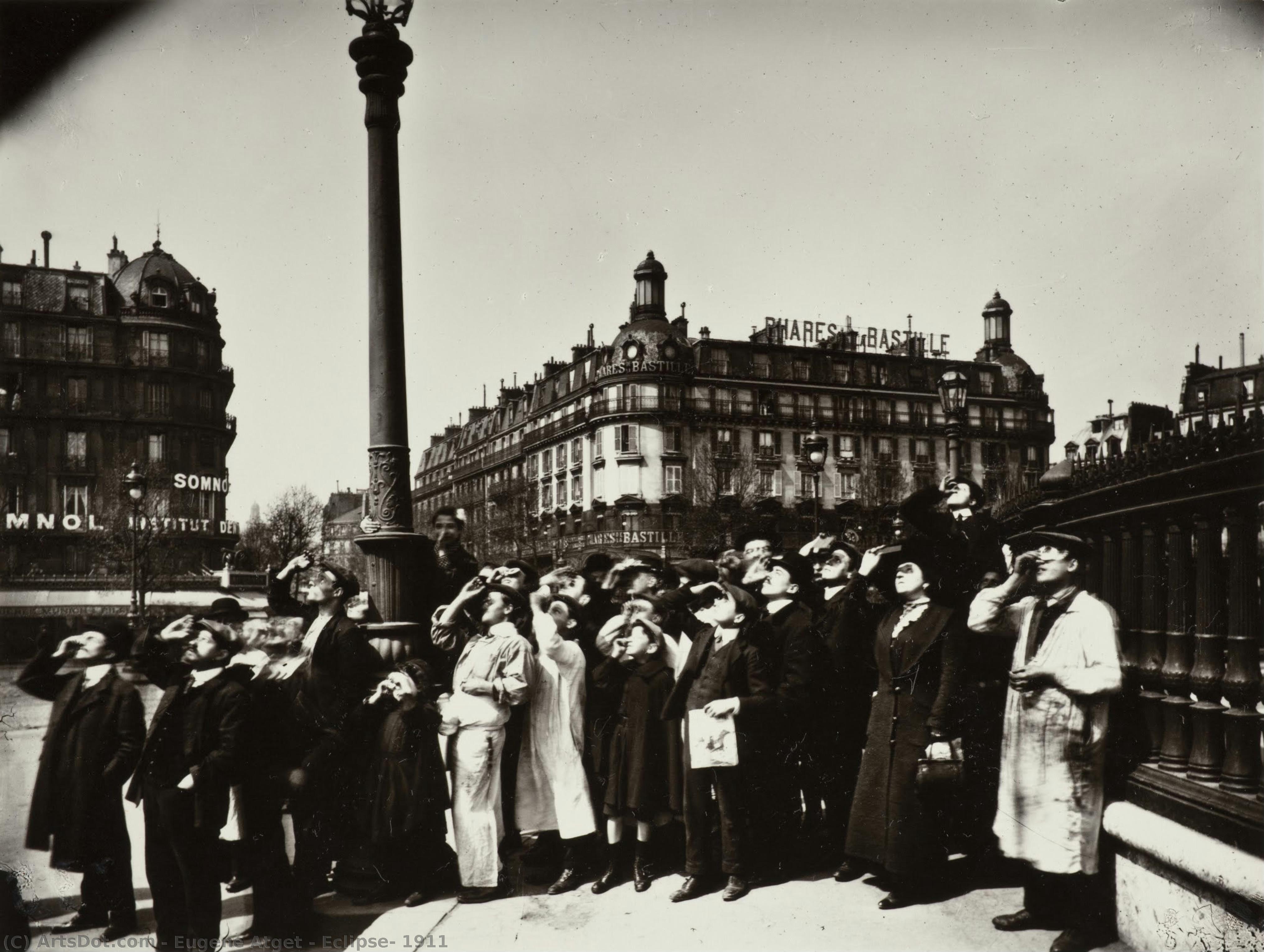 Eclipse, 1911 — Eugène Atget