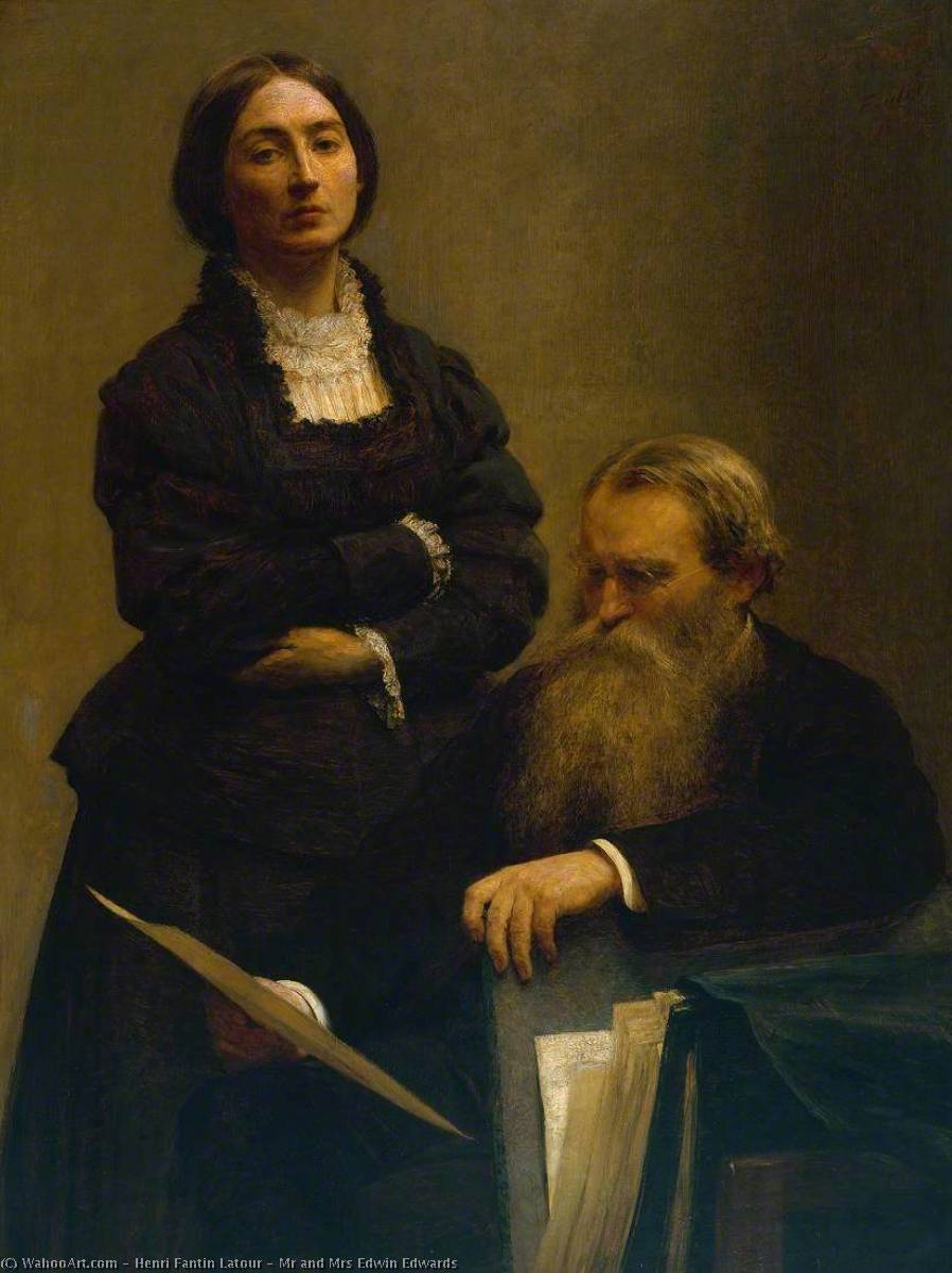Mr And Mrs Edwin Edwards — Henri Fantin-latour