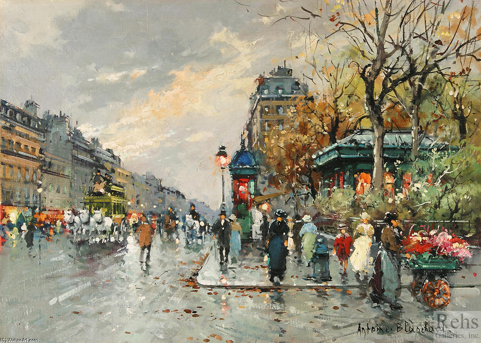La Rue Lafayette Et Le Square Montholon — Antoine Blanchard (marcel Masson)