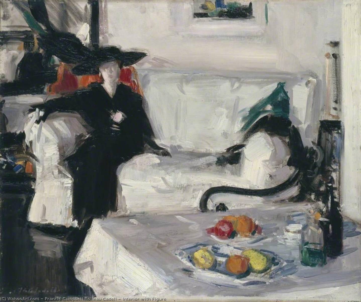 Interior With Figure — Francis Campbell Bolleau Cadell