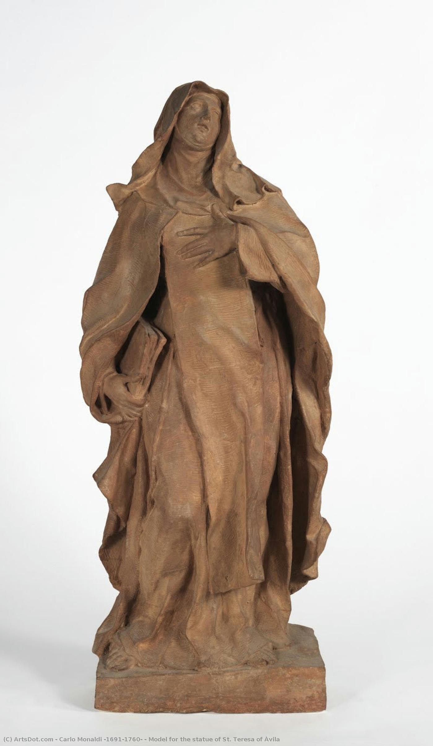 Model For The Statue Of St. Teresa Of Ávila — Carlo Monaldi