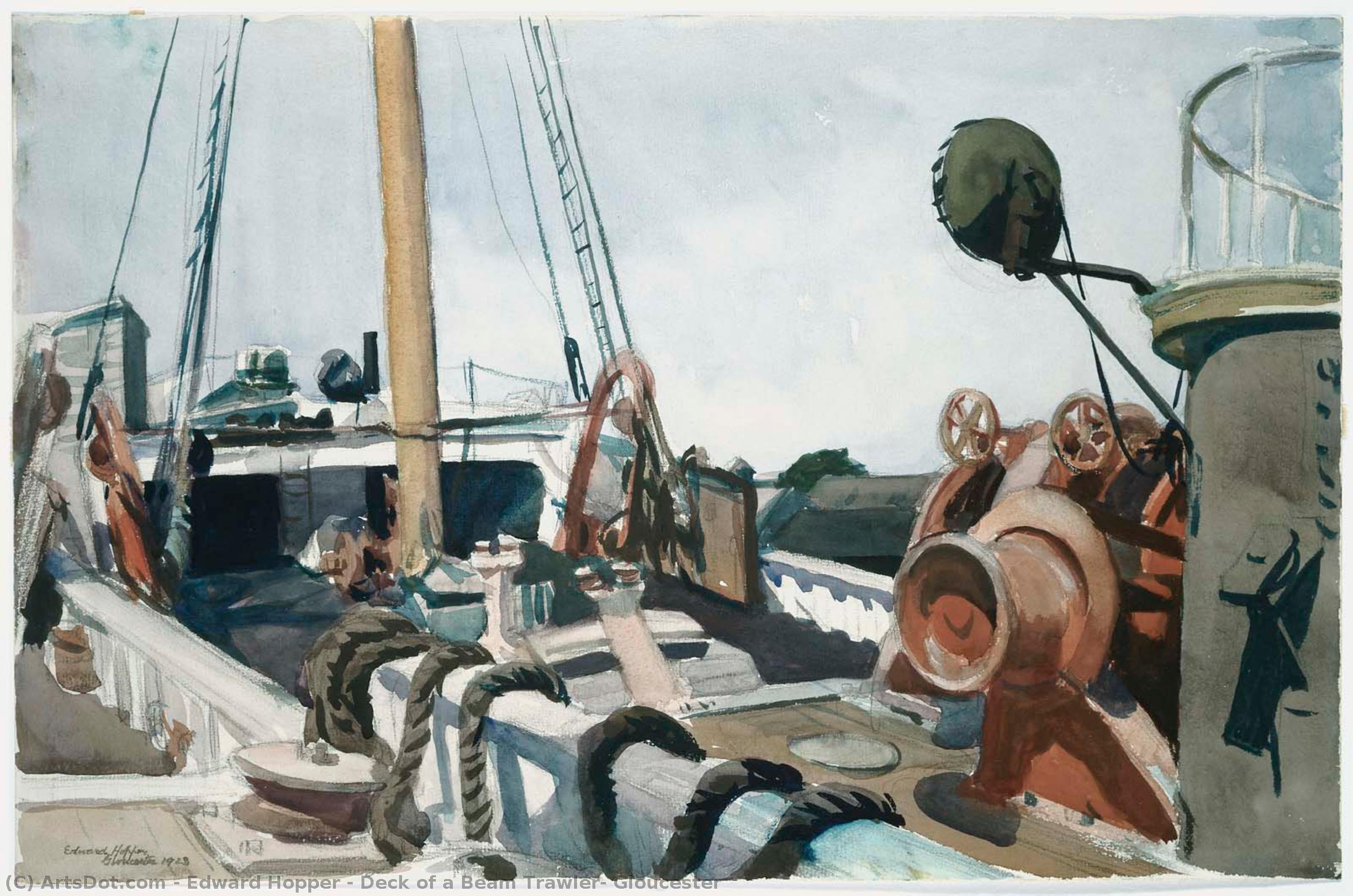 Deck Of A Beam Trawler, Gloucester — Эдвард Хоппер