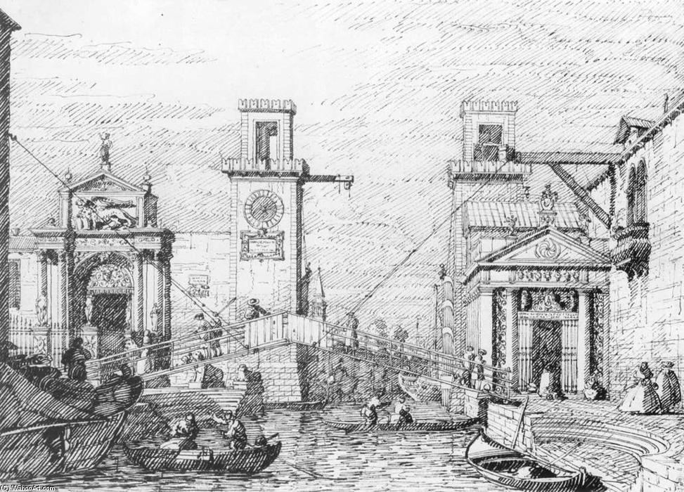 The Arsenal: The Water Entrance — Canaletto