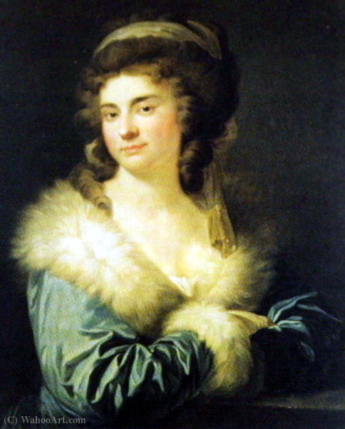 Portrait Of Julia Potocka Lubomirski — Johann Baptist I Lampi