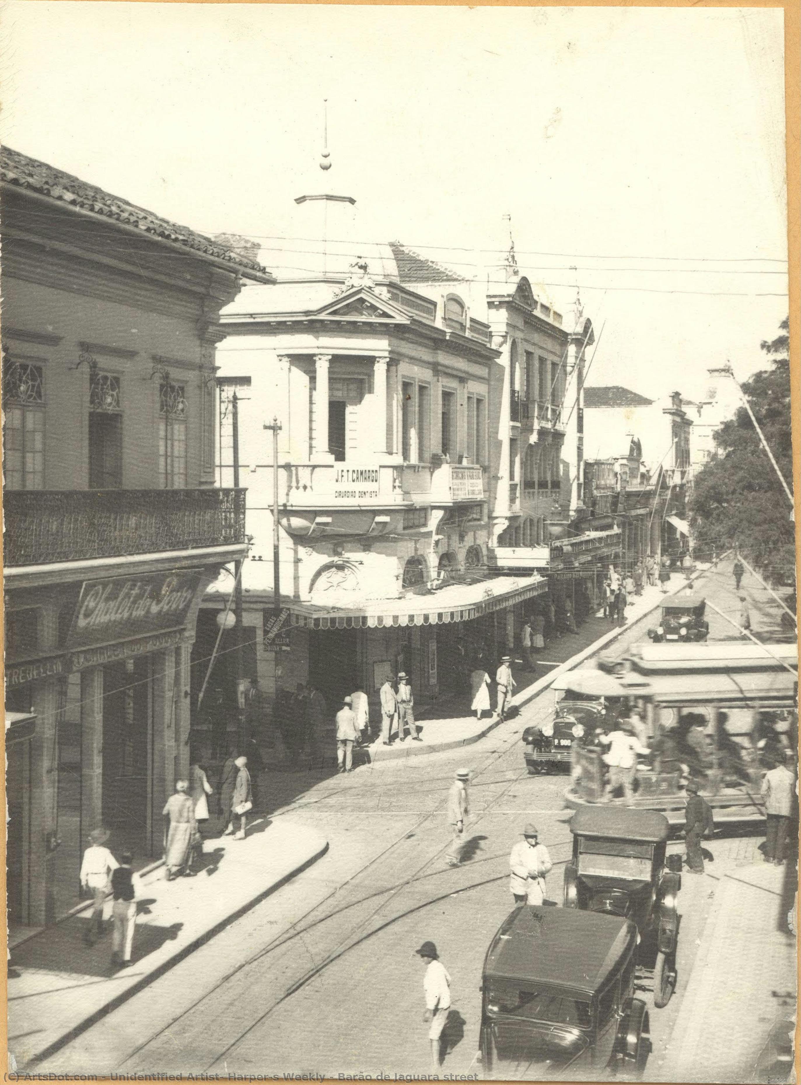 Barão De Jaguara Street — Unidentified Artist, Harper's Weekly