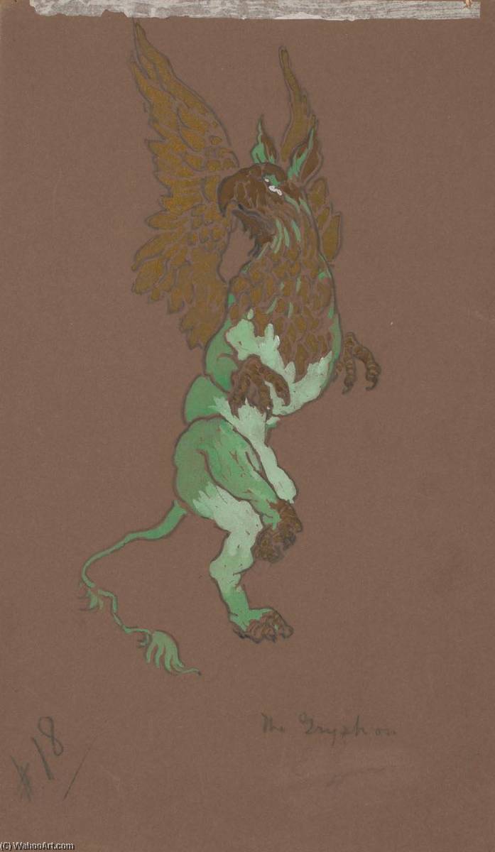 The Gryphon (costume Design For Alice In Wonderland, 1915) — William Penhallow Henderson