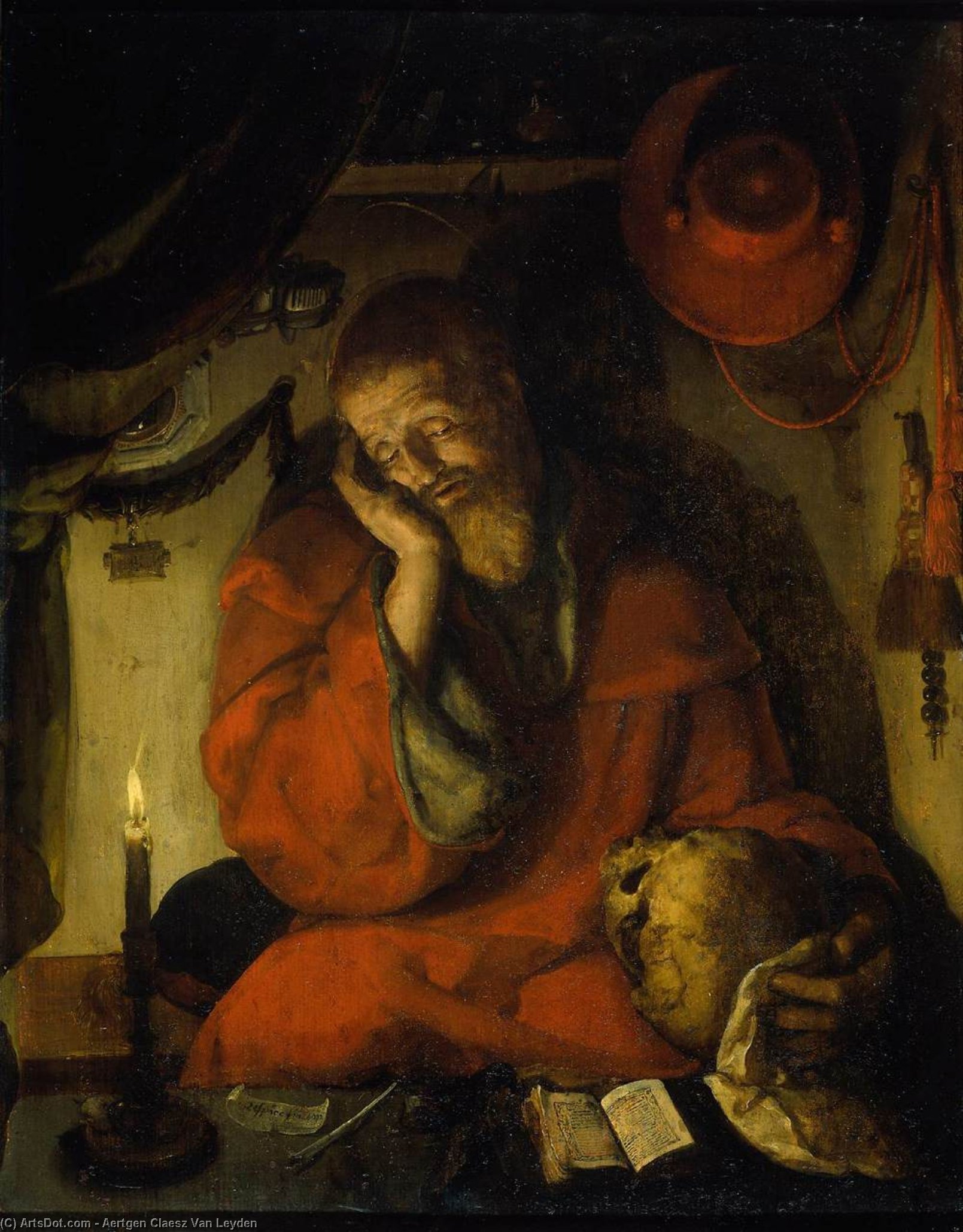 St Jerome — Aertgen Claesz Van Leyden