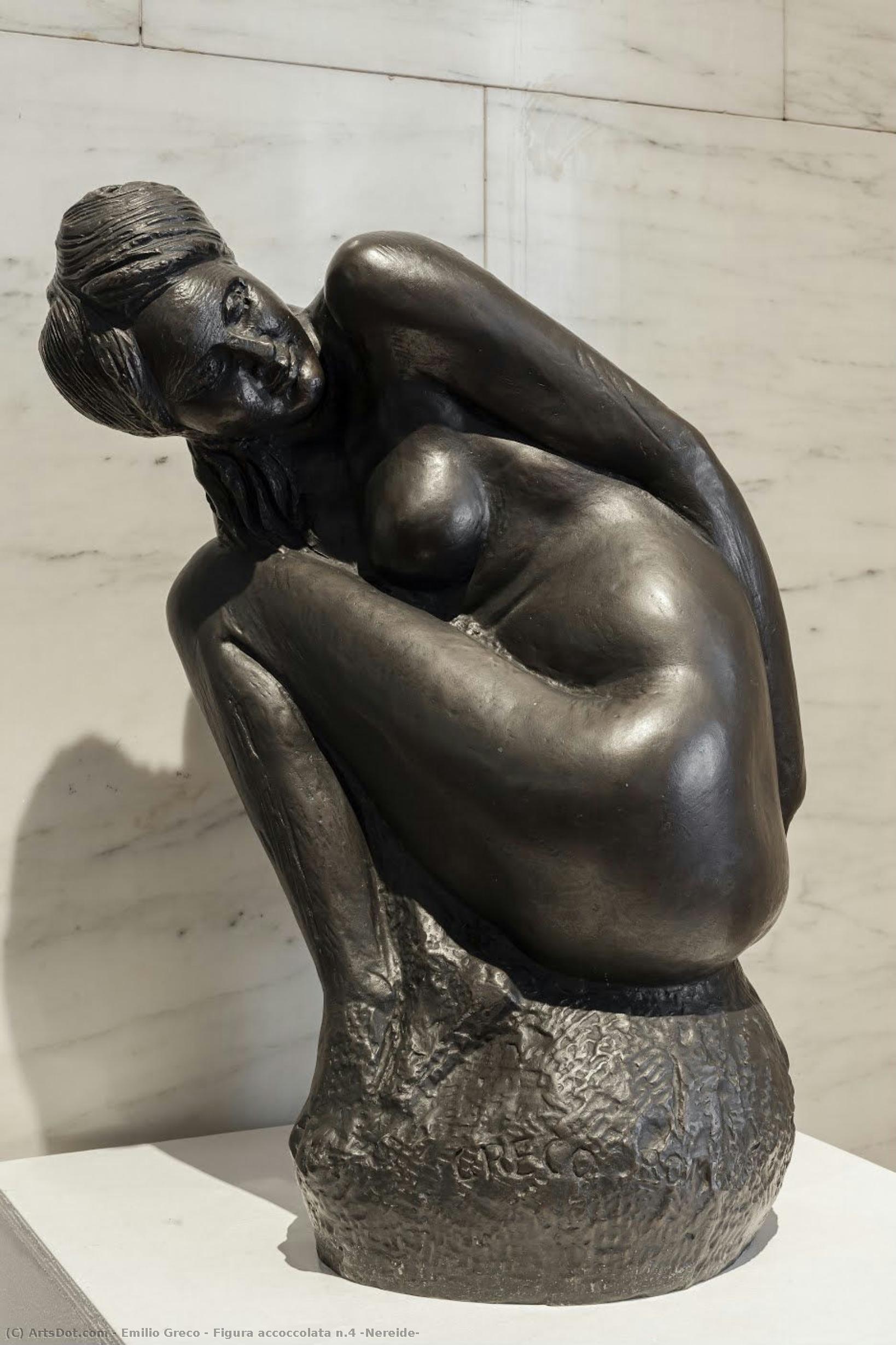 Figura Accoccolata N.4 (nereide) — Emilio Greco