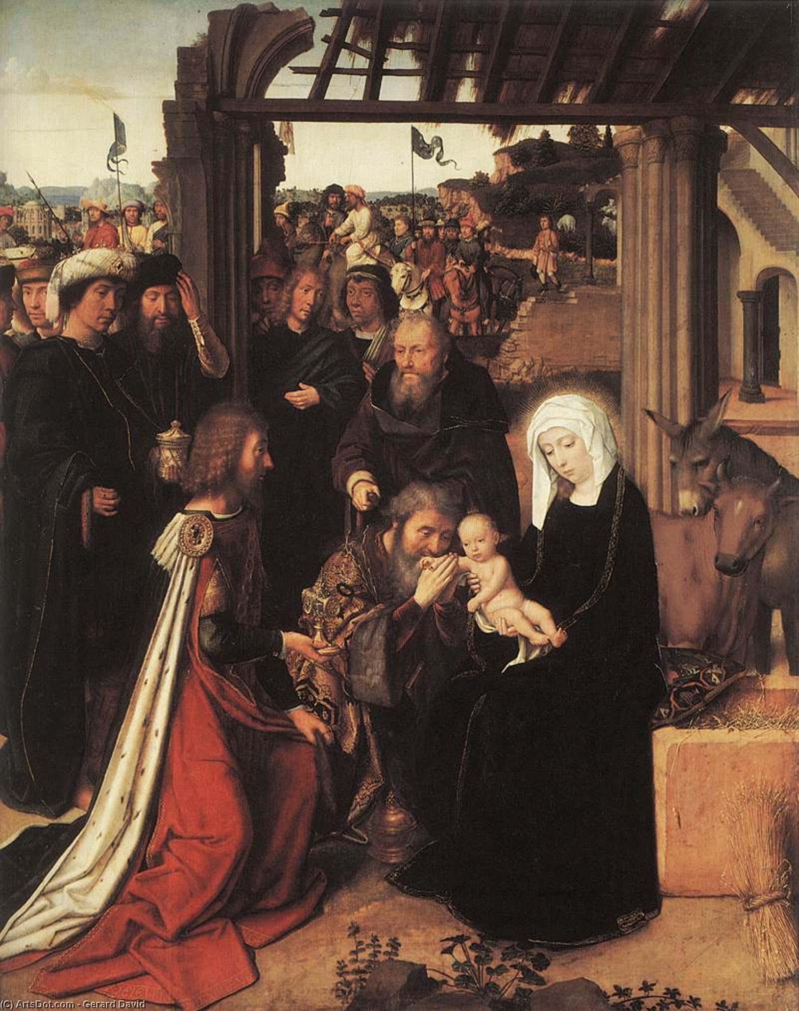 Adoración De Los Magos — Gerard David