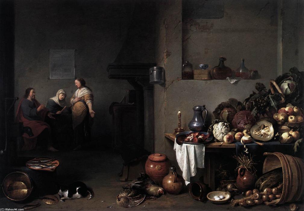 Christ In The House Of Mary And Martha — Pieter De Bloot
