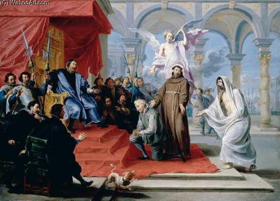 Bilocation Of Saint Anthony Of Padua — Willem Van Herp The Elder