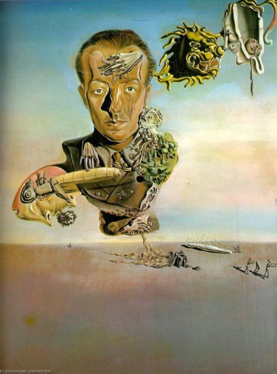 Portrait Of Paul Eluard — Salvador Dalí