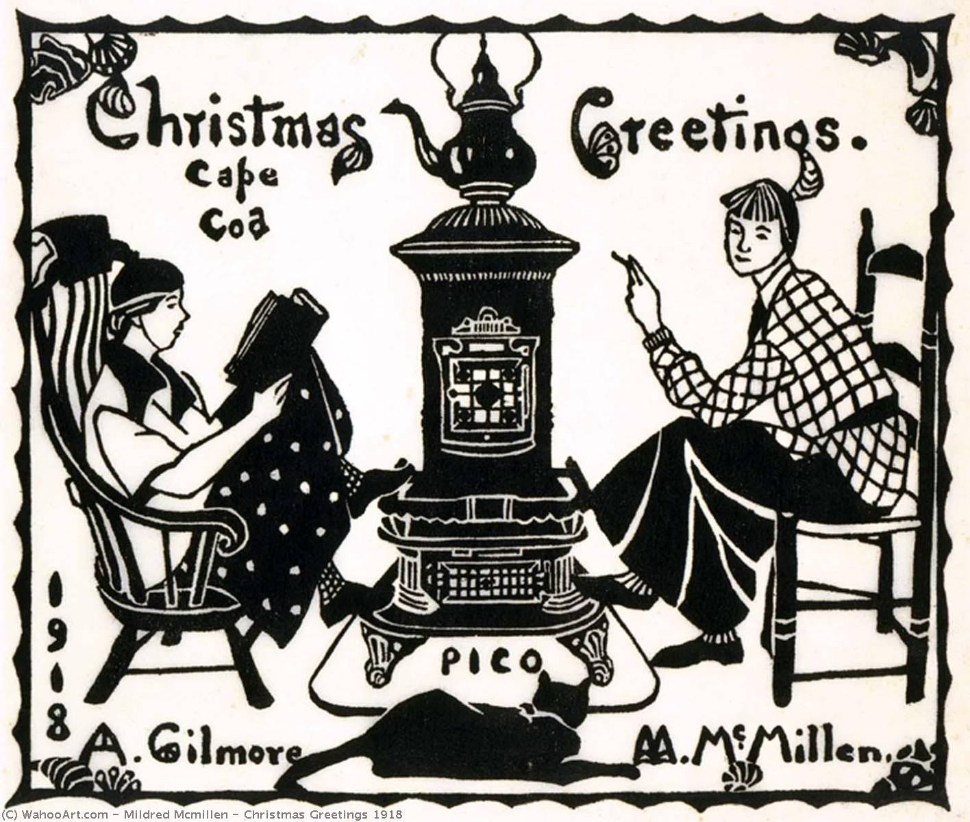 Christmas Greetings 1918 — Милред Макмиллен