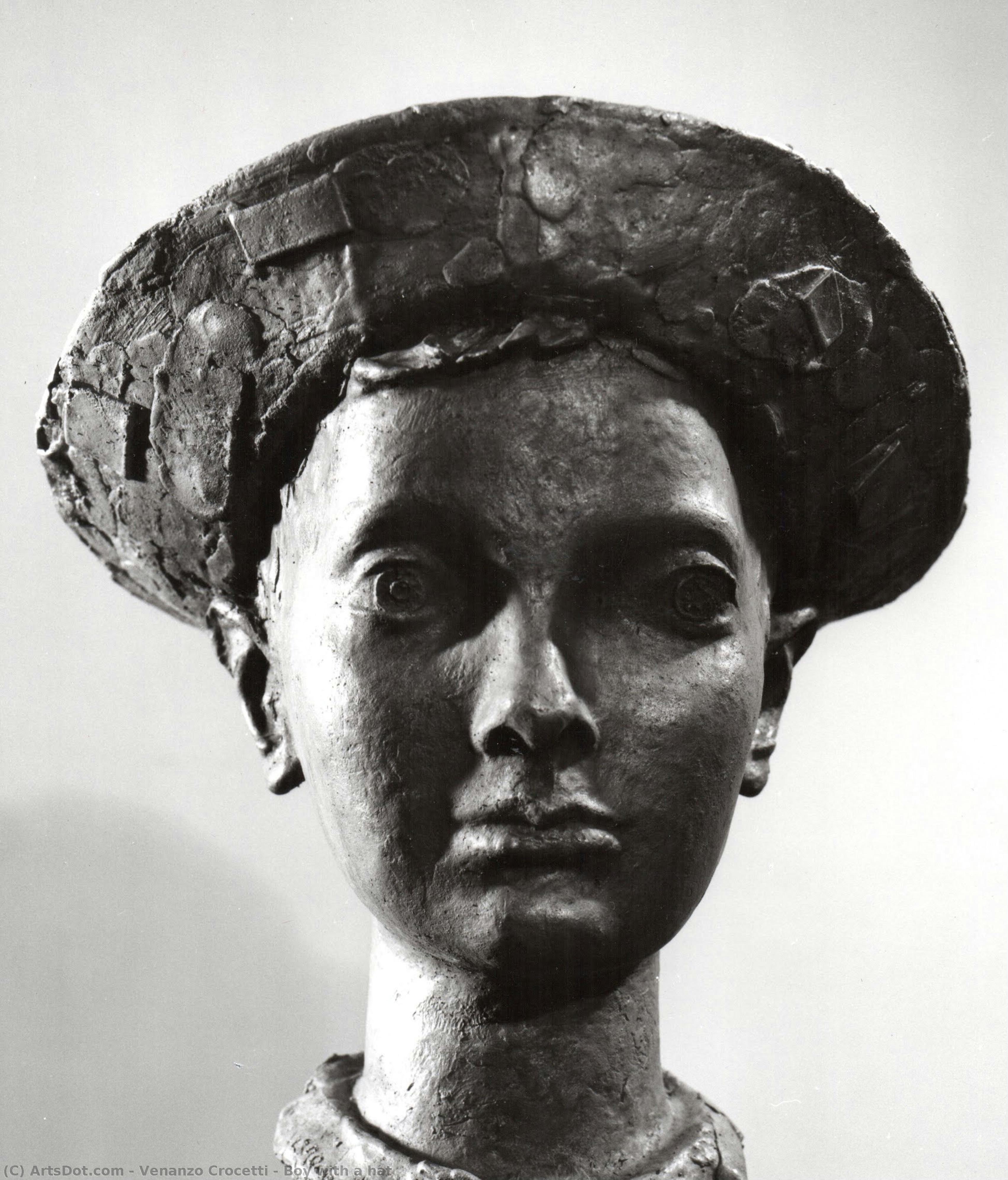 Boy With A Hat — Венанцо Крокетти