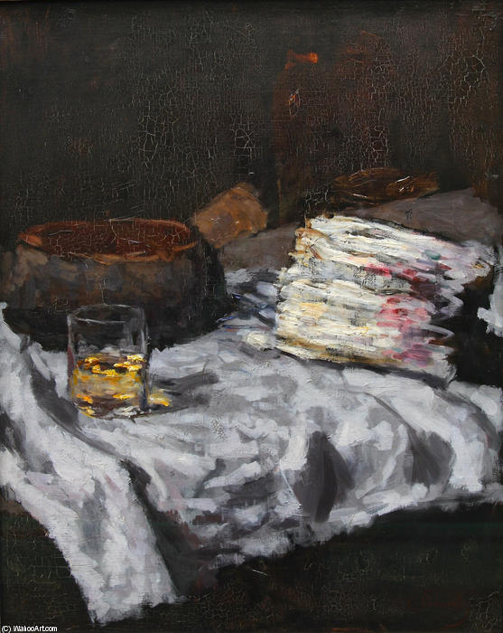 Still Life With Asparagus — Carl Eduard Schuch