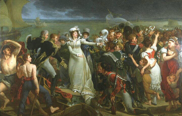 Embarquement De La Duchesse D'angoulême À Pauillac — Antoine-jean Gros (baron Gros)