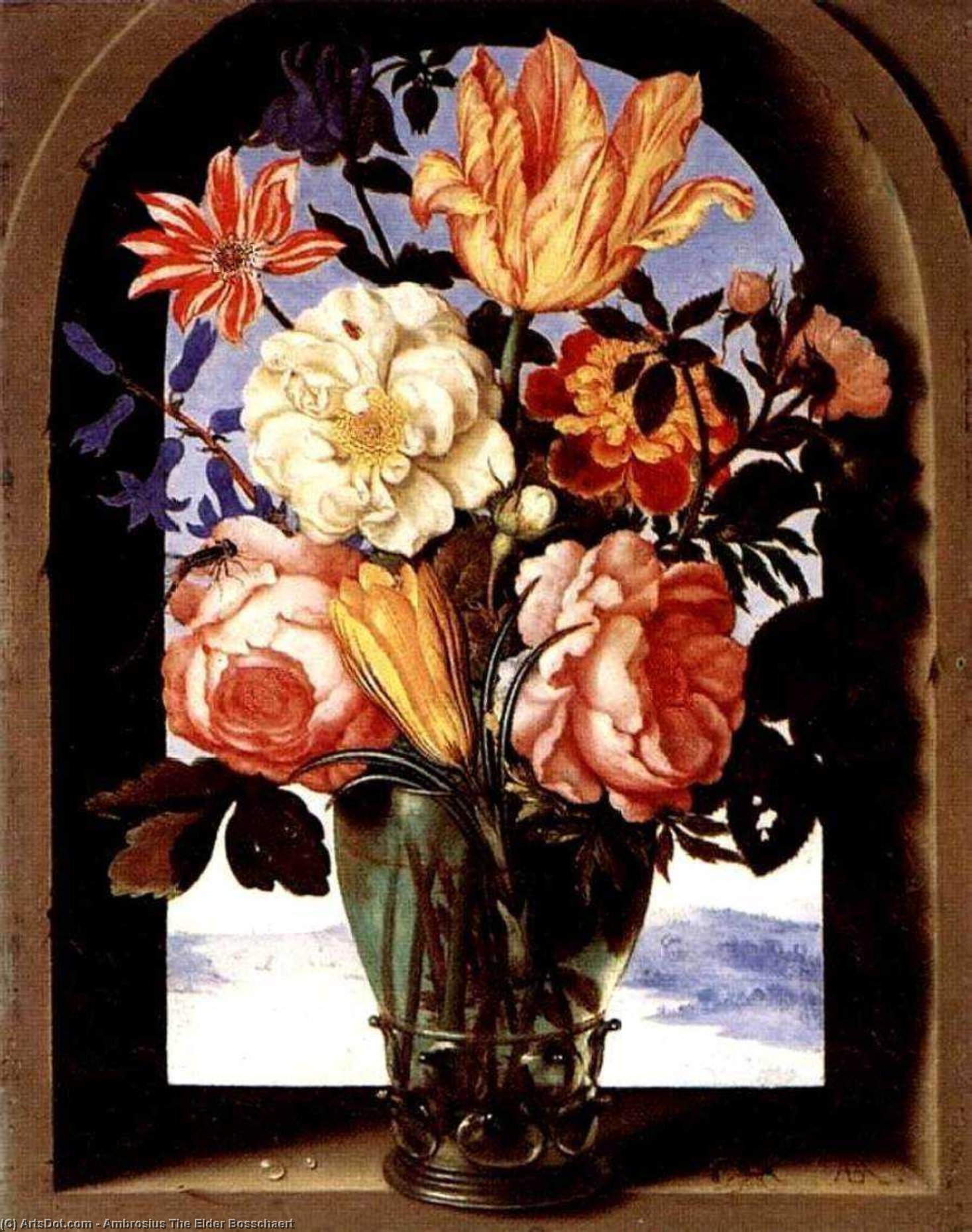 Ramo De Flores — Ambrosius Bosschaert El Mayor