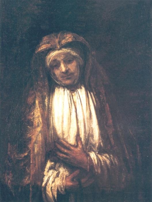 The Virgin Of Sorrows — Rembrandt Van Rijn