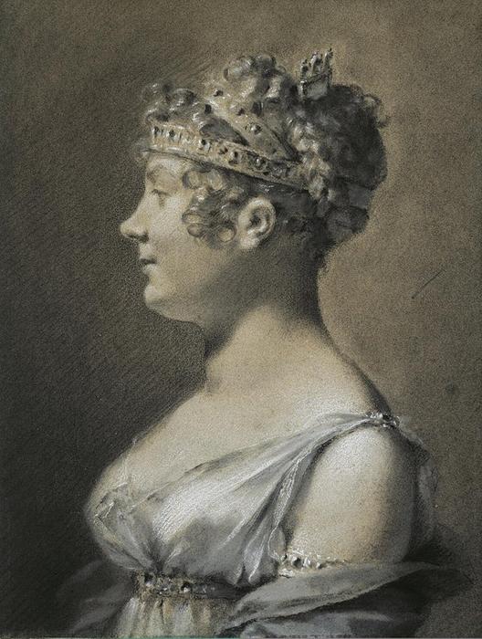 Portrait Of Princess Catherine Talleyrand — Pierre-paul Prud'hon