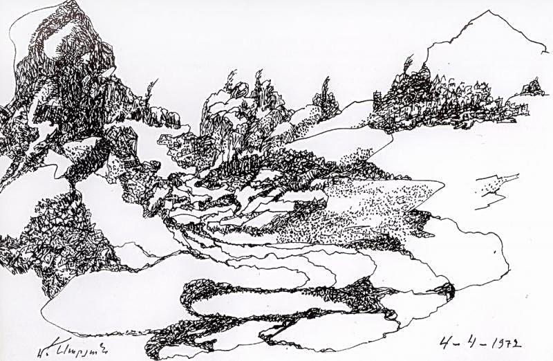 Mountain Landscape — Martiros Sarian