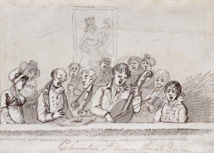 Choristers, St. Mary's Church, C.1812 — John Nixon