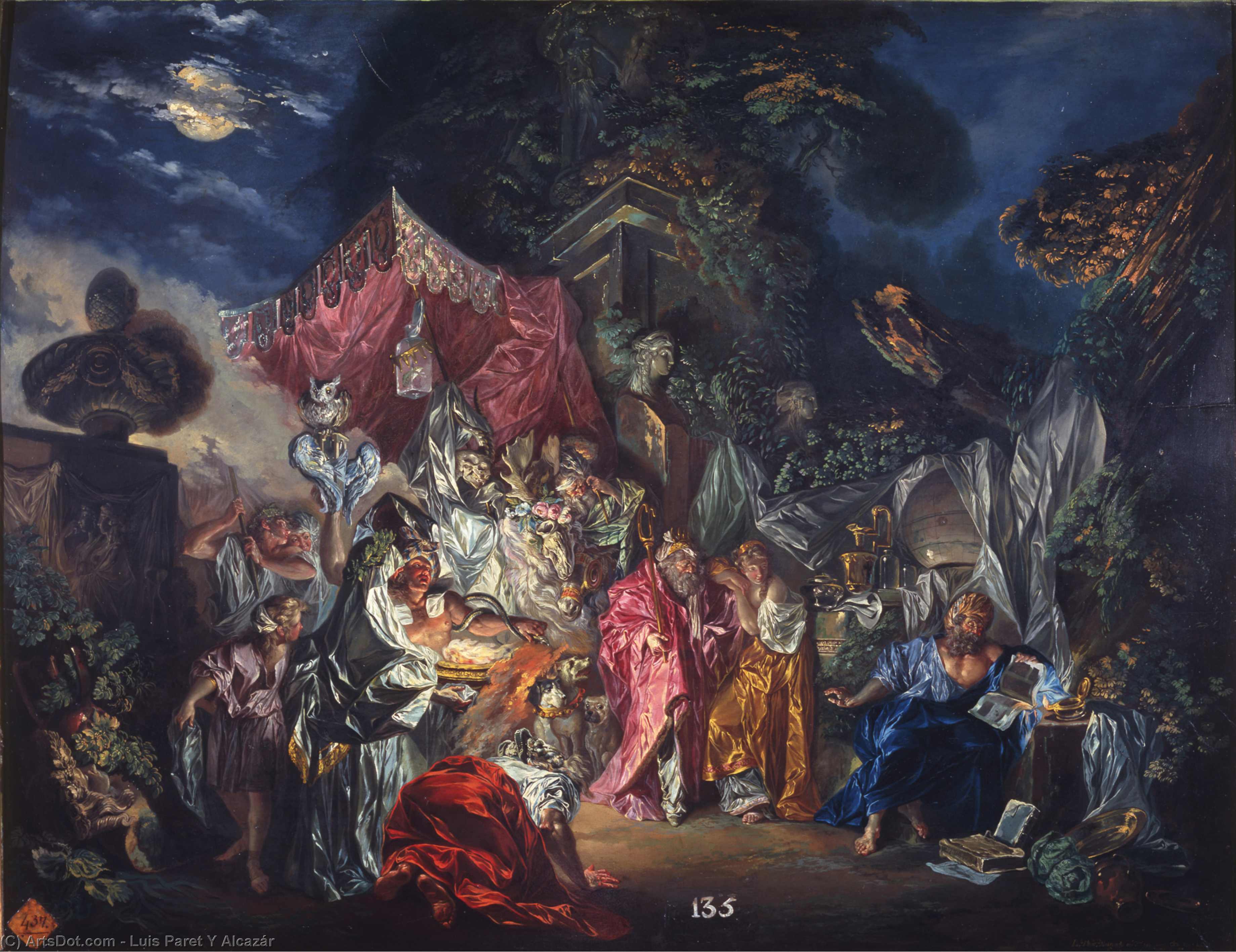 The Watchfulness Of Diogenes — Luis Paret Y Alcázar