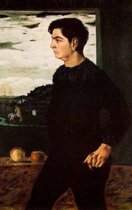 Portrait Of Andrea, Brother Of The Artist — Giorgio De Chirico