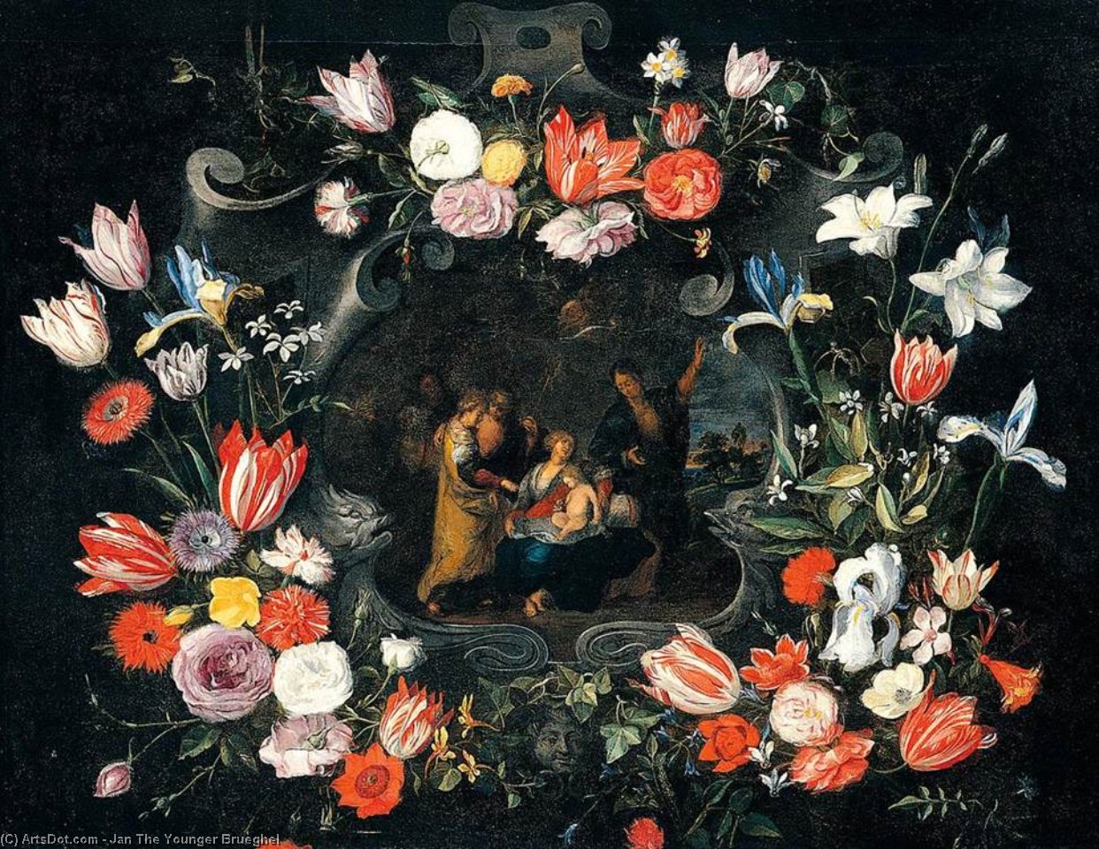 Still-life Of The Holy Kinship — Jan Brueghel Der Jüngere