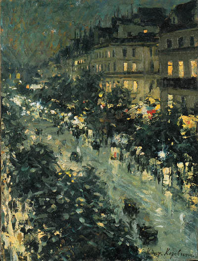 Paris By Night 3 — Konstantin Alexeievitch Korovin
