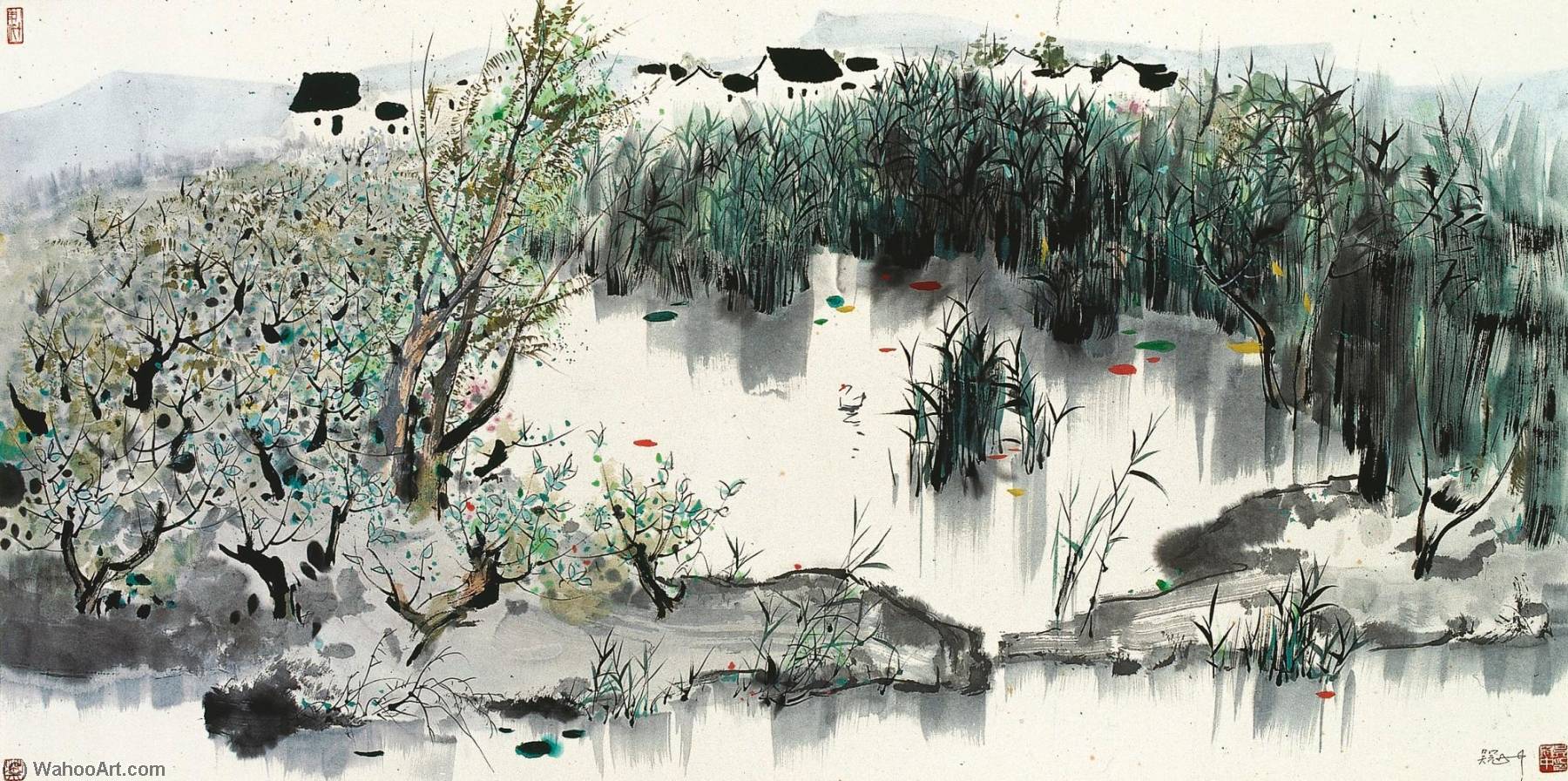 A Homeland Reed Pond — Wu Guanzhong